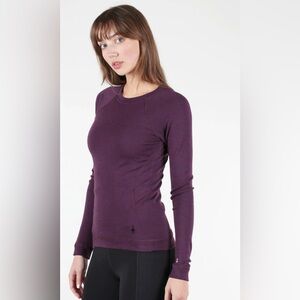 Smartwool Classic Thermal Base Layer, Purple Iris Heather